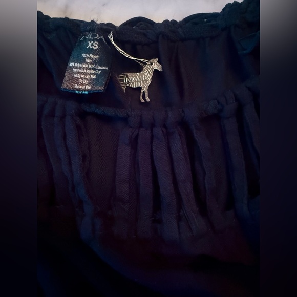 Indah Black Asymmetrical Layered Maxi Skirt - Picture 11 of 15